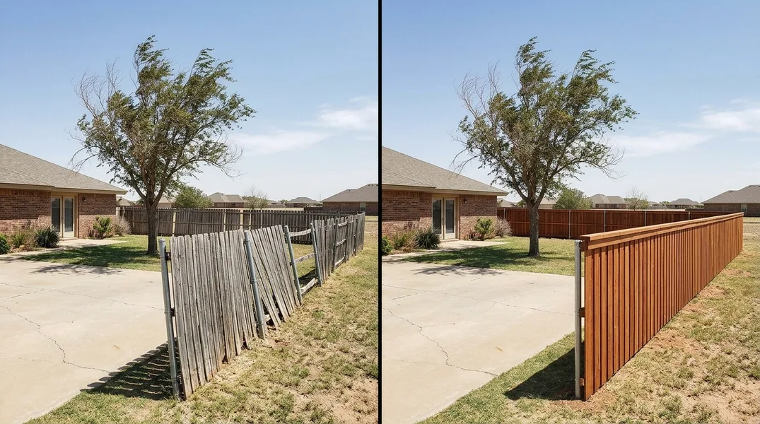 Wood vs Vinyl Fence in Lubbock's Wind and Sun: An Honest Comparison
