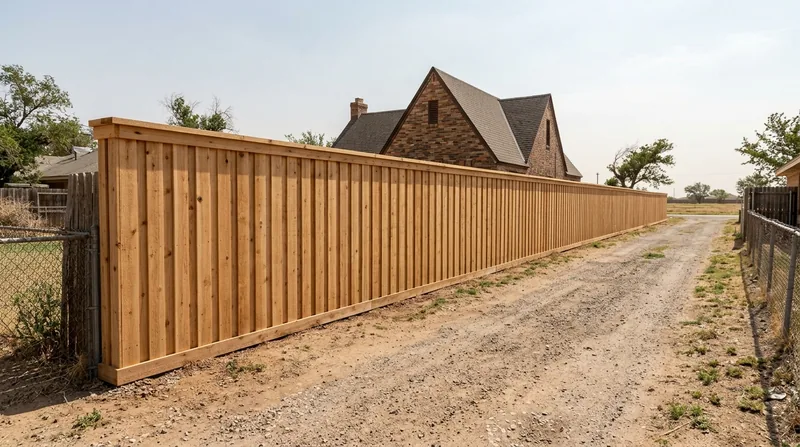 Wood & Privacy Fence Installation Lubbock