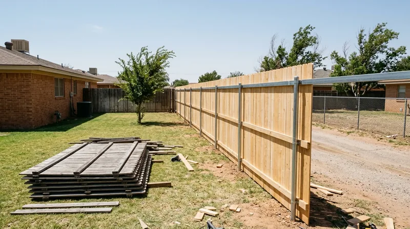 Fence Replacement & Removal Lubbock