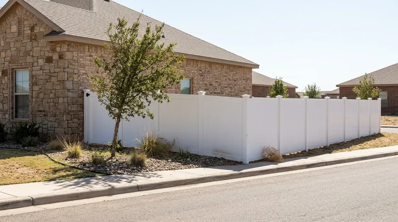 Vinyl & PVC Fence Installation Lubbock